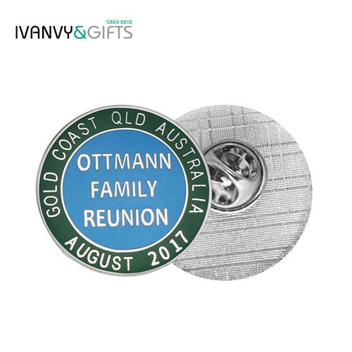 Private custom pin badge
