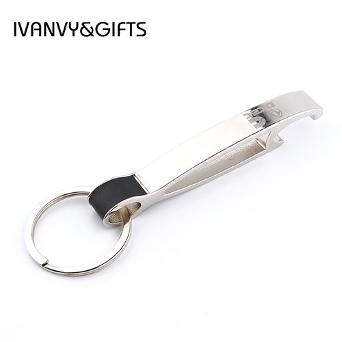 Metal bottle opener keychain